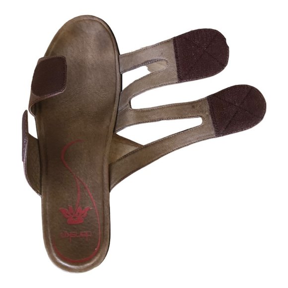 Dansko Dixie Full Grain Cognac Women's Sandals Brown Size EU 40-US 8.5 - Picture 6 of 7